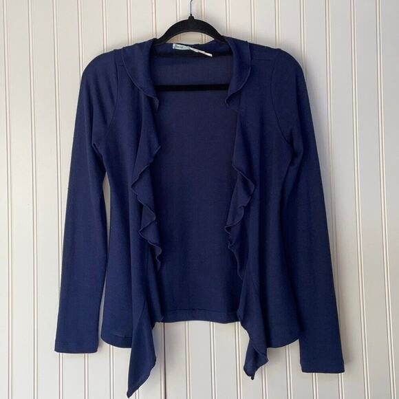Urban Outfitters Kimchi Blue Women’s Ruffles Cardigan Sweater Size Small - Picture 1 of 9